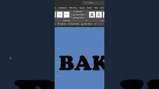 Knockout Text Effect in PowerPoint 