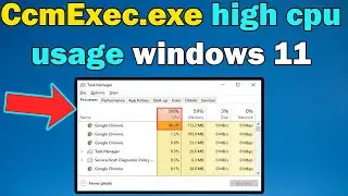 how to fix CcmExec.exe high cpu usage windows 11
