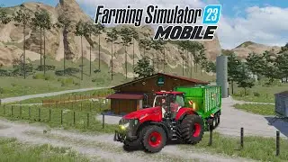 Feeding sheep with caseIH in Farming Simulator 23 Mobile