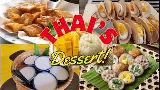 Thai's dessert, Mango sticky rice, street food dessert, sweet thai dessert