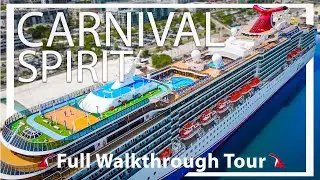 Carnival Spirit | Full Walkthrough Ship Tour | 4k 2024 New Video| Fully Renovated