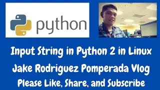 Input String in Python 2 in Linux