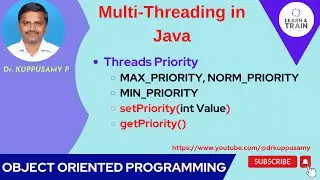 100 setPriority() - getPriority() : Thread Priority in Java