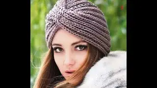 FASHIONABLE KNITTED HATS FOR WOMEN - over 30. Knitted hats-Cap Spokes model photo