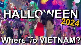Halloween 2024 🇻🇳 Halloween Nightlife Vietnam Walking - Travel Vietnam 4K