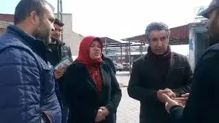 Erciş Belediye Eşbaşkan adayları Esnaf ziyareti yaptı.