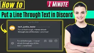 How to put a line through text in discord 2024