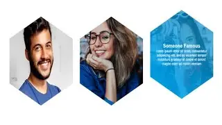 CSS Hexagon Image Overlay Hover Effects