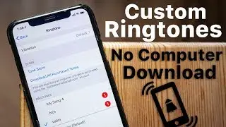 How to turn ANY Song into RINGTONE on iPhone (No Computer) EASY!