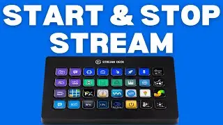 How to start and stop streaming in obs studio with stream deck