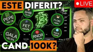 🔴LIVE~AI FACUT PROFIT DIN CRYPTO? CUM IL PASTREZI | BITCOIN SE PREGATESTE DE 100K? NVIDIA CONFERINTA