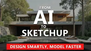 Easy 3D Modeling From AI to SketchUp