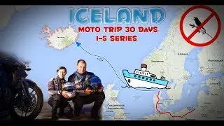Motorcycle tour to Iceland to the horse-riding Eyyafyatlayokudl - part 1