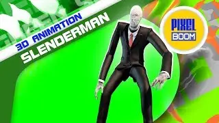 Green Screen Slenderman Walks Attacks Dies - PixelBoom