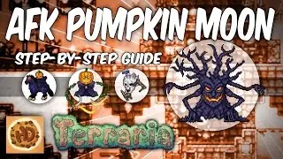 Terraria AFK Pumpkin Moon Farm Step-by-Step Build Tutorial (1.3 events)