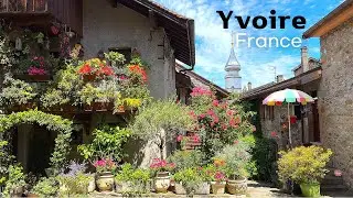 [4K]🇫🇷 Yvoire, France: A Perfect Day in a Fairytale Medieval Town in Full Bloom. 2024