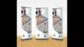 How to make printable roll up X Banner