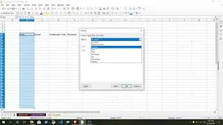 6 - Input Help / Validate Input / Data Validity | Libreoffice Calc Spritesheet Beginner To Advanced