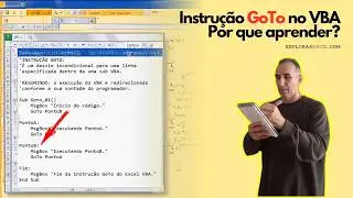Incrível ferramenta do VBA: instrução GoTo.