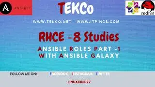 RHCE 8 Studies part 11 ---  Ansible Roles with Ansible Galaxy Part -1 ---