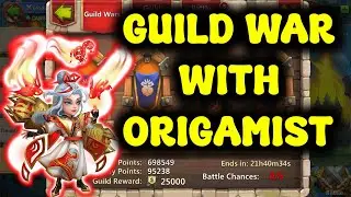 GUILD WAR WITH ORIGAMIST 🔥🔥CASTLE CLASH