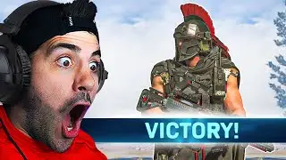 My first win with my Warzone skin!