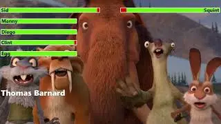 Ice Age: The Great Egg Scapade Final Battle with healthbars (Easter Special)