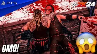 WWE 2K24 - Kane vs. "The Fiend" Bray Wyatt - Casket Match | PS5™ [4K60]