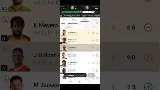 Wait for end 😮😮#viral #viralvideo SA vs WI 1st T20 SL TEAM #dream11