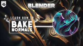 Learn how to bake the normals in blender | Deepak Graphics