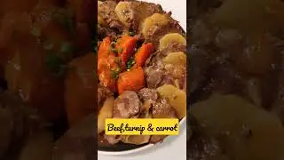 #beef#turnip#carrot #easyCook#slowCooking
