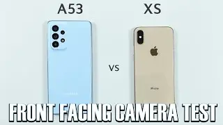 Front Cam Wars: Samsung A53 vs iPhone X
