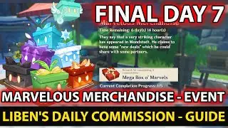 Genshin Impact - How To Complete Liben's Daily Commission Day 7 (Marvelous Merchandise) Event Guide