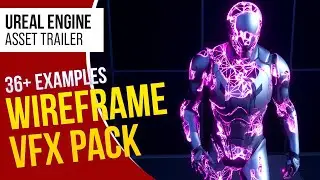 UE5 l Wireframe VFX Pack l Unreal Engine 5 (Trailer)