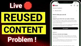 Creator Help Hub is live ! Reused Content Appeal video kaise banaye ?