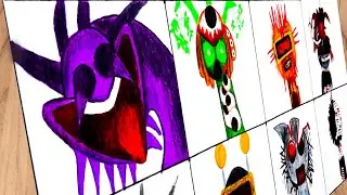 Drawing Incredibox Sprunki Phase 6 | BEHIND THE SMILES ( #incredibox #sprunki ) pt.2