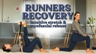 Running recovery stretch & myofascial release 🦵
