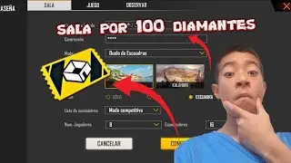 jugando una sala por 100 diamantes 😁😱free fire amongusito games ff