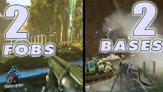 SOLO Defending 2 INSANE FOBS AT THE SAME TIME !!!! Ark PVP