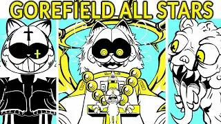 Friday Night Funkin' VS Gorefield V2 VS Mario's Madness V2 All Stars Cover - Cataclysm Stars (MOD)