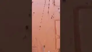 В ОАЭ тоже наводнение, правда, оно вызвано искусственно