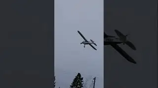 Flying RC Airplane