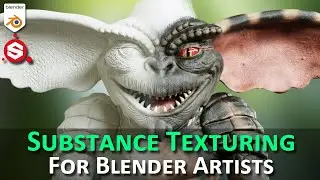 Texturing in Substance and Blender - Gremlin Part 3