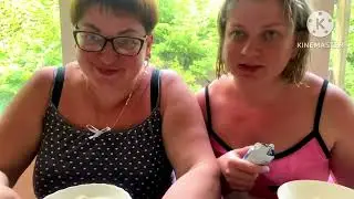 Мукбанг семейный/Обмываем приезд😉и пельмени на ужин