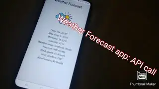 App development: Advanced weather forecast app