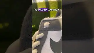 How to lace your dunks with an X! 