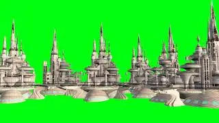 Green Screen 3D model chroma key footage