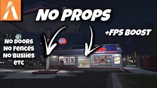 FiveM - How to get NO PROPS (+FPS Boost) No Doors, No Fences, Texture Trees, etc