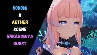 Kokomi x Traveler Scene Enkanomiya Quest | Three Realms Gateway Offering | Genshin Impact 2.5