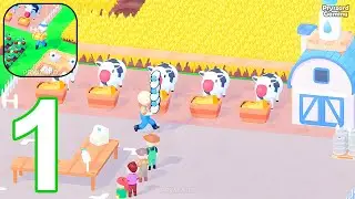 My Farm Mart - Gameplay Walkthrough Part 1 Stickman Idle Farm Market (iOS, Android)